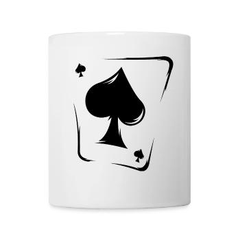 Spades Playing Card Graffiti Skat Poker Games Players - Mug - white - Front