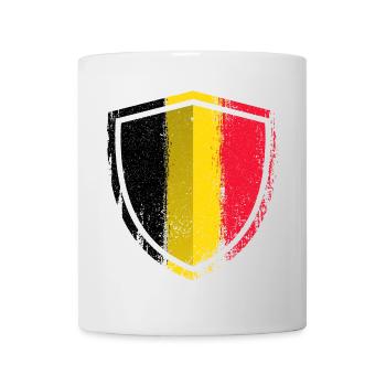 German Flag Shield Emblem - Mug - white - Front