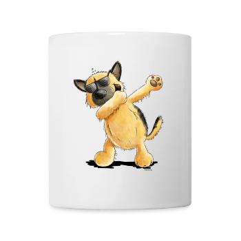 Dab Dance Berger allemand - Mug blanc - blanc - Devant
