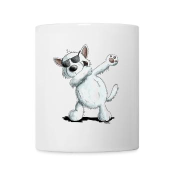 Dab Dance Allemand Berger Blanc I Suisse - Mug blanc - blanc - Devant