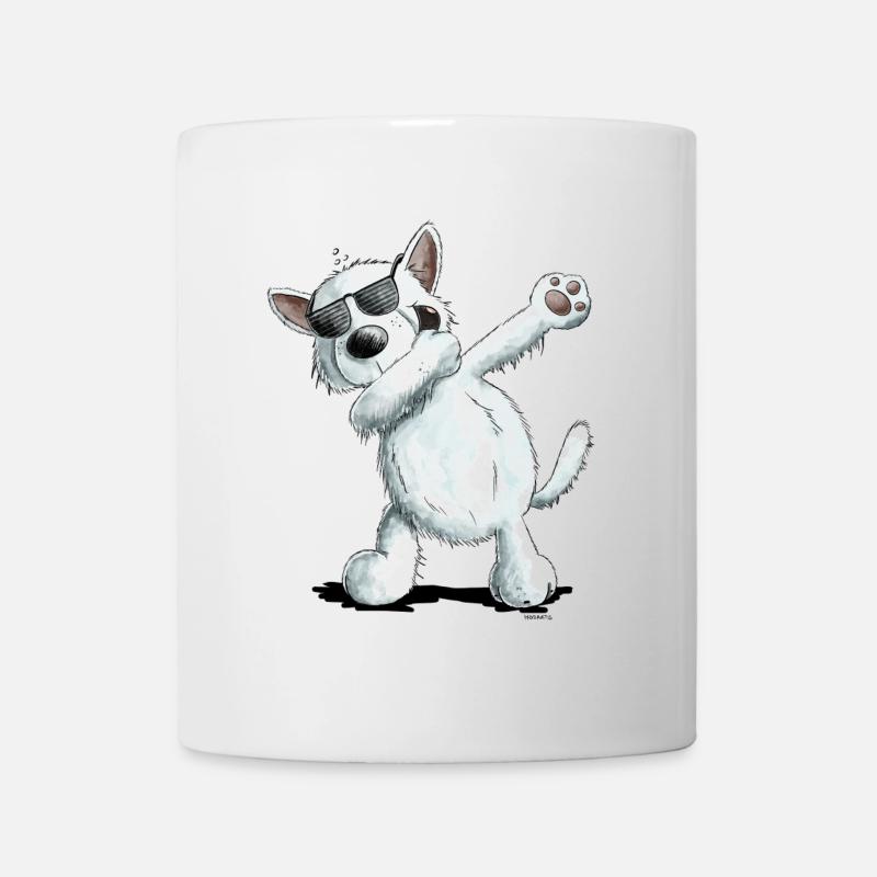 Dab Dance Allemand Berger Blanc I Suisse - Mug blanc - blanc
