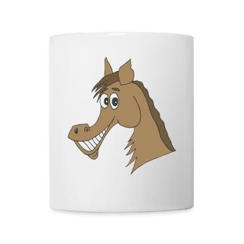 pferdekopf - Tasse - Weiß - Vorne