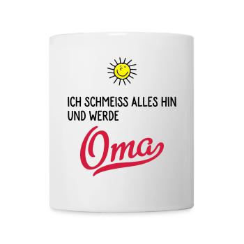 oma - Tasse - Weiß - Vorne