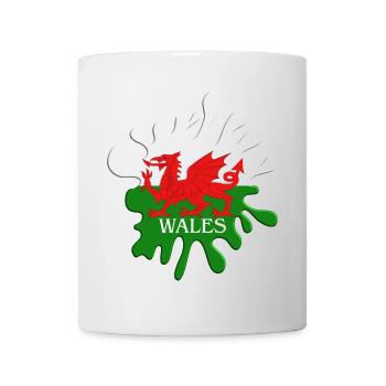 Welsh Flag - Mug - white - Front