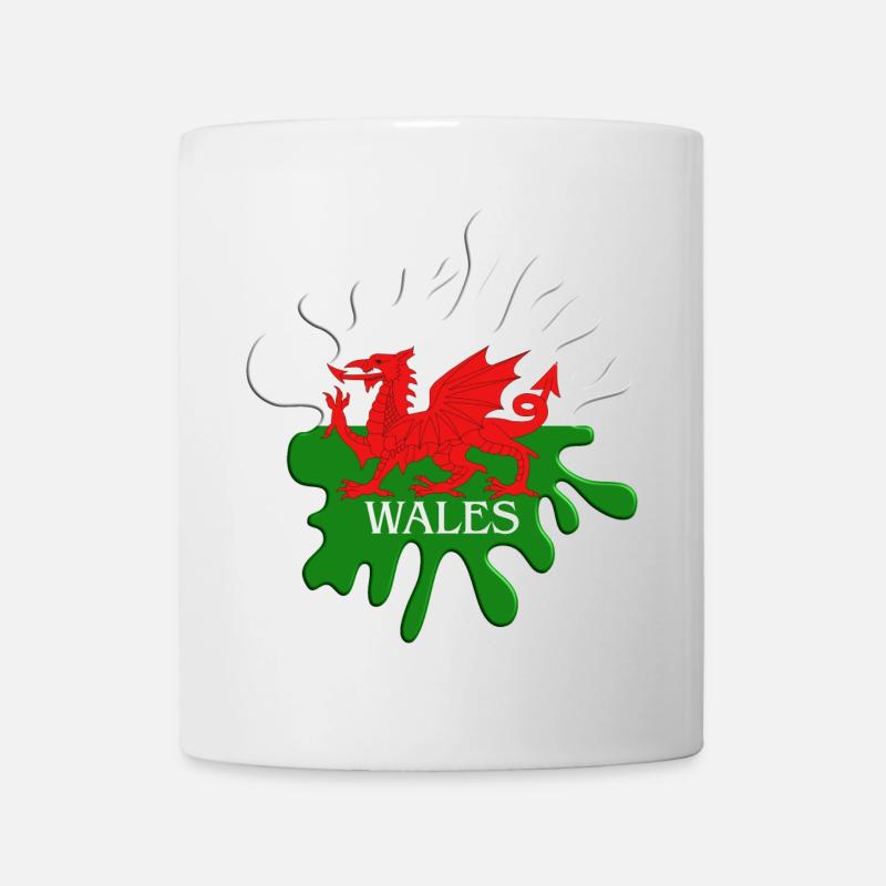 Welsh Flag - Mug - white