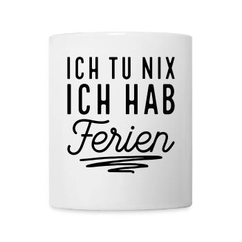 Endlich Ferien - Tasse - Weiß - Vorne