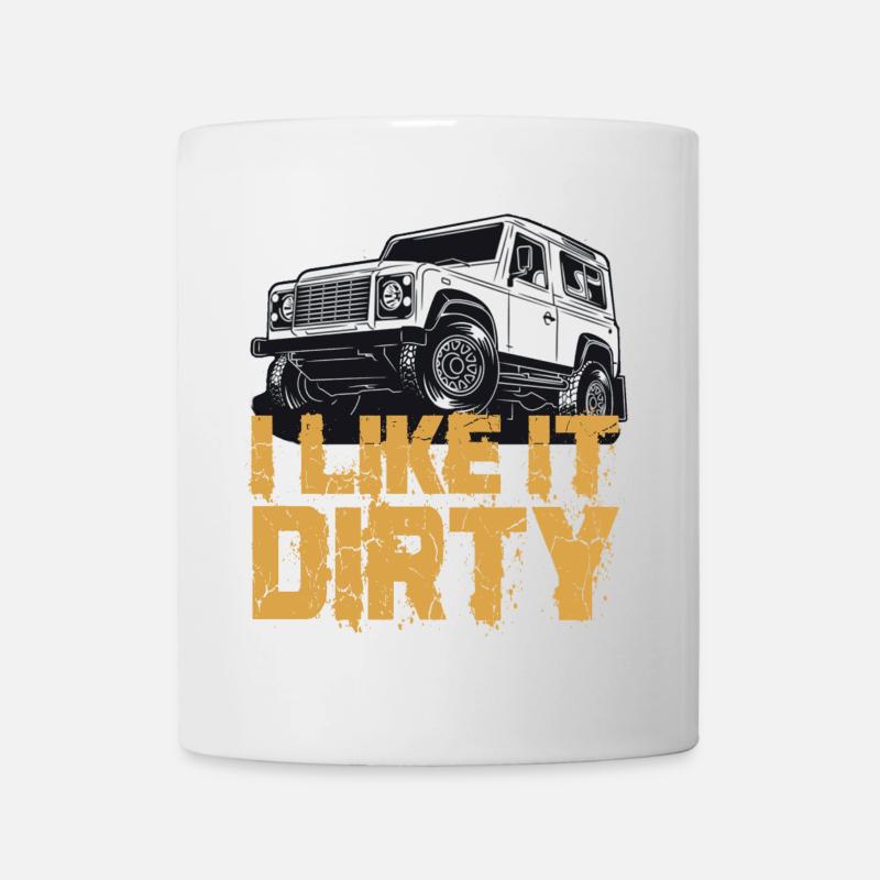 defender I like Dirty - Mug blanc - blanc