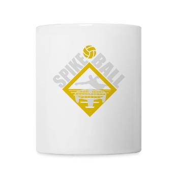 Spikeball Roundnet Rashball Slammo Slam - Tasse - Weiß - Vorne