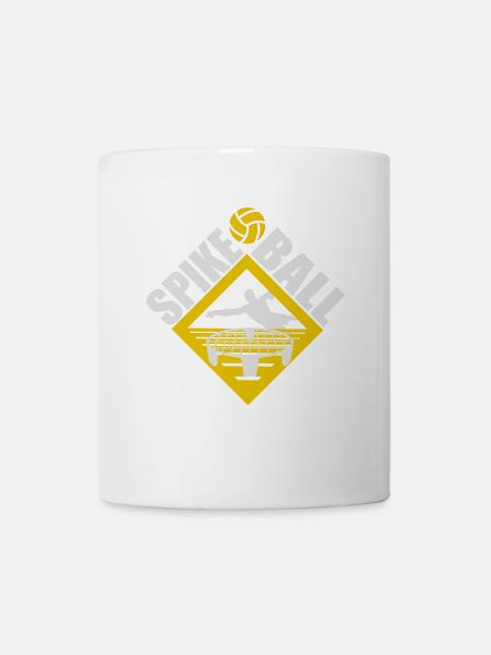 Spikeball Roundnet Rashball Slammo Slam - Tasse - Weiß