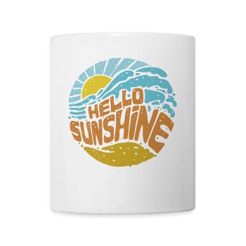 Hello Sunshine Waves Sunshine - Mug - white - Front