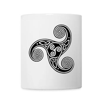 Symbol tribal schwarz - Tasse - Weiß - Vorne