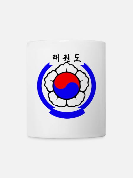 Taekwondo logo Korean martial arts - Mug - white