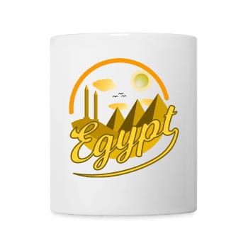 Egypt Egypte Obélisque pyramides idée cadeau du Caire - Mug blanc - blanc - Devant