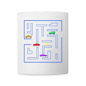 Course route, gamer, Gaming, racing bike, voitures - Mug blanc - blanc - Devant