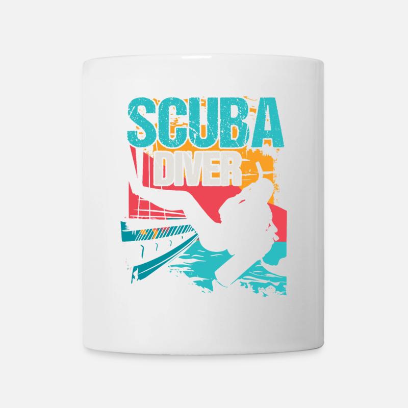 Plongée Scuba Plongée - Mug blanc - blanc