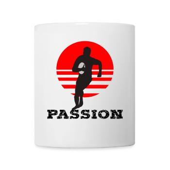 Le rugby - Mug blanc - blanc - Devant