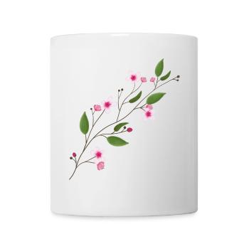 cherry blossom - Mug - white - Front