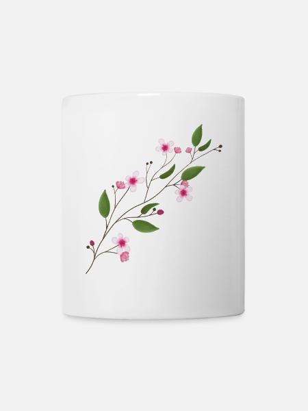 cherry blossom - Mug - white