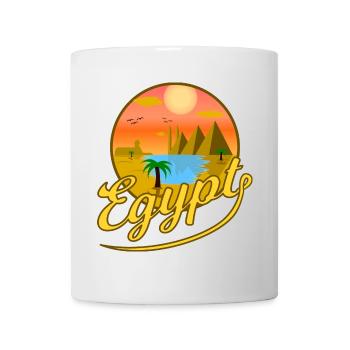 Egypt Pyramides Le Caire Vacances l’Egypte Idée cadeau - Mug blanc - blanc - Devant