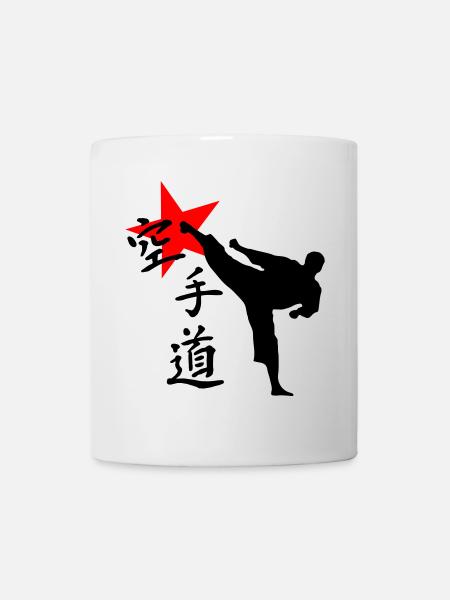 Karaté Kick Yokogeri - Mug blanc - blanc