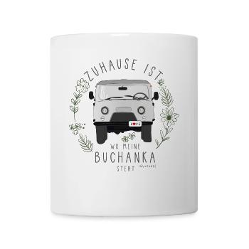 UAZ - Zuhause ist, wo meine Buchanka steht (weiss) - Tasse - Weiß - Vorne