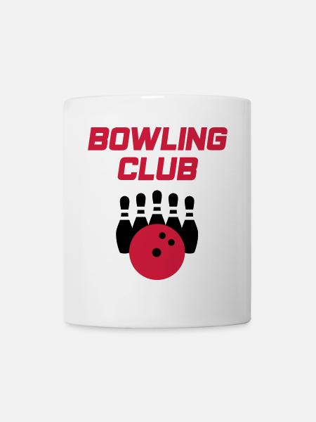 Bowling Club (bowling pins, bowling ball) - Mug - white