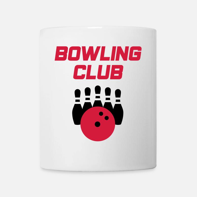 Bowling Club (bowling pins, bowling ball) - Tasse - Weiß