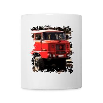 W50 Feuerwehr LKW - Tasse - Weiß - Vorne