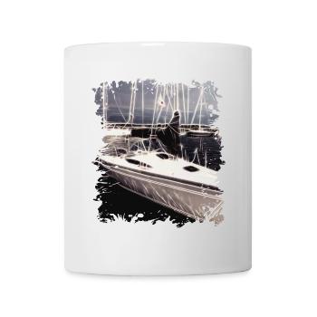 Sailboat - Sailing - Mug - white - Front