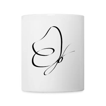 Papillon - Tasse - Weiß - Vorne