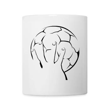 Équipe de handball Club Club Icône Illustration Icône - Mug blanc - blanc - Devant