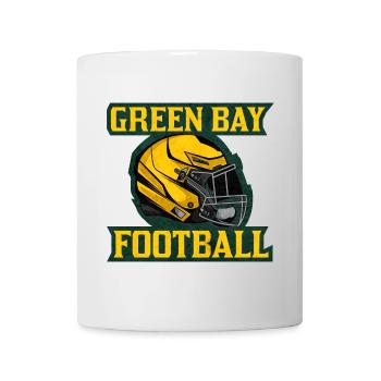 Green Bay Football Vintage Logo - Tasse - Weiß - Vorne
