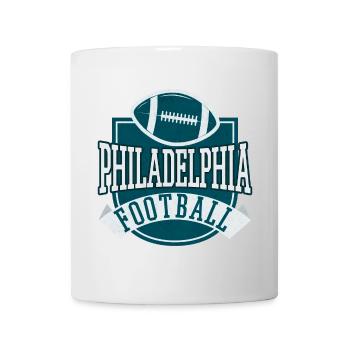 Philadelphia Football Emblem Motif - Mug - white - Front