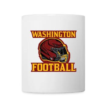 Équipe de football de Washington - Mug blanc - blanc - Devant