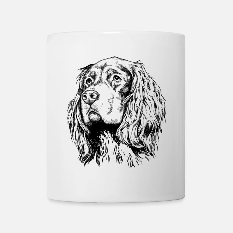 Gordon Setter Portrait - Tasse - Weiß