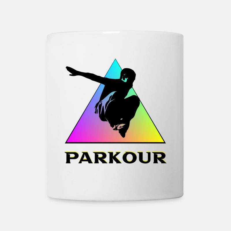 Parkour - Tasse - Weiß