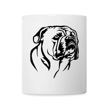Continental Bulldog Head - Mug - white - Front