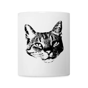 Katze Kätzchen Katzenshirt Geschenk - Tasse - Weiß - Vorne
