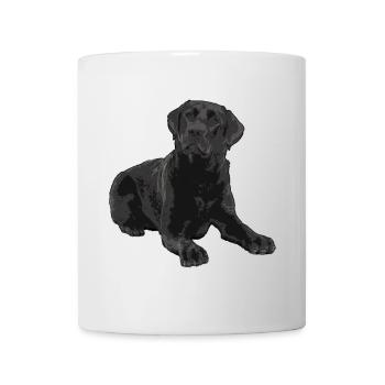 Black Labrador - Mug - white - Front