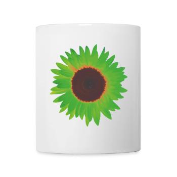 vert tournesol - Mug blanc - blanc - Devant