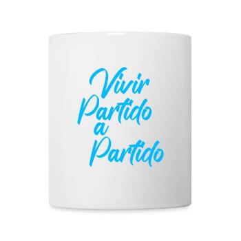 Vivir partido a partido Producto Oficial Camiseta - Mug - white - Front