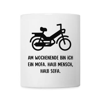 Mofa - Tasse - Weiß - Vorne
