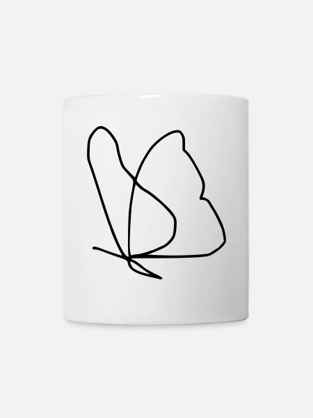 Butterfly - Mug - white