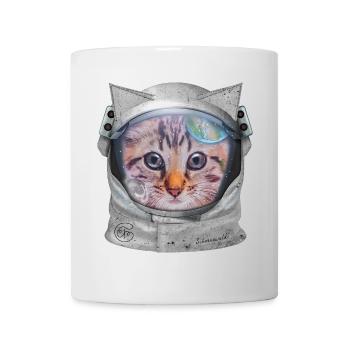 Cat in space - Mug - white - Front