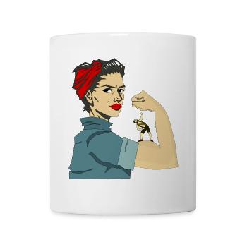 FEMMES FORTES - Mug blanc - blanc - Devant