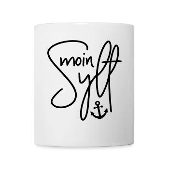 Moin Sylt Anker Reise Urlaub Tourist Insel Sylt - Tasse - Weiß - Vorne