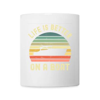Propriétaire de bateau Boat Boater - Mug blanc - blanc - Devant