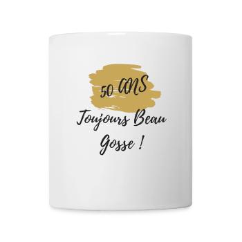 50 ans toujours beau gosse - Mug blanc - blanc - Devant