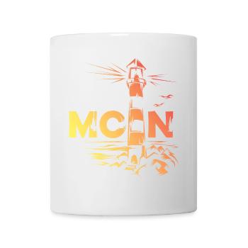Leuchtturm Farben Ostsee Nordsee Meer See Farben - Tasse - Weiß - Vorne