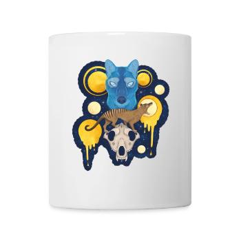 Thylacine Spirit - Mythical Tasmanian Tiger Wolf - Mug - white - Front